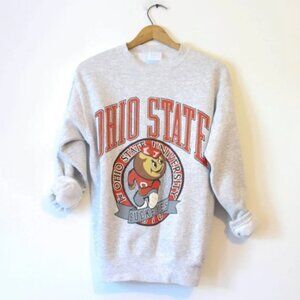 Vintage Ohio State Buckeyes Football Sweatshirt, 90s Ohio State University Shirt